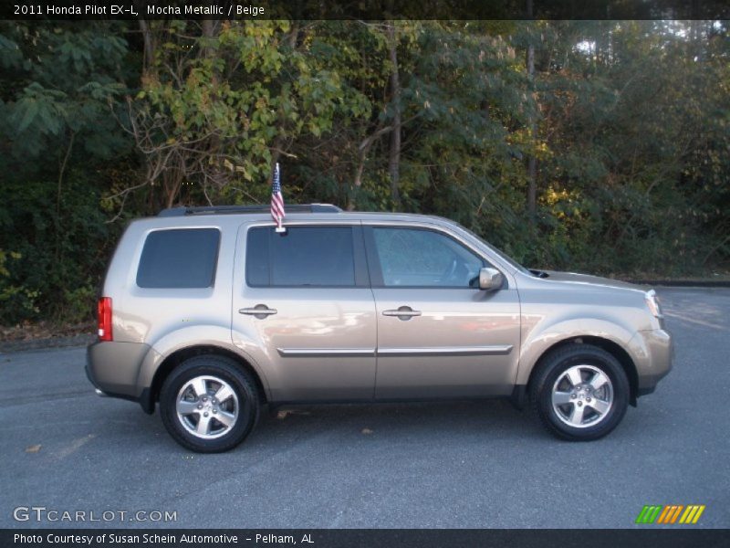 Mocha Metallic / Beige 2011 Honda Pilot EX-L
