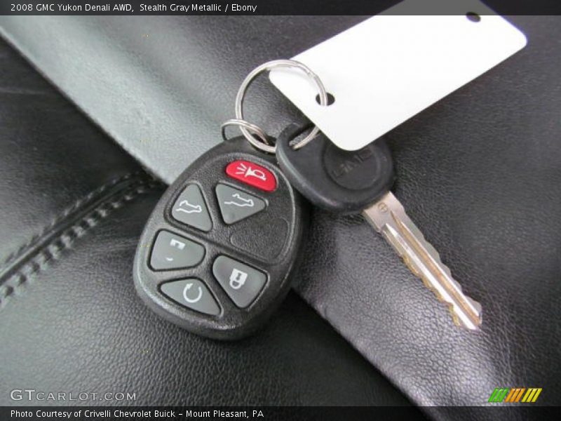 Stealth Gray Metallic / Ebony 2008 GMC Yukon Denali AWD