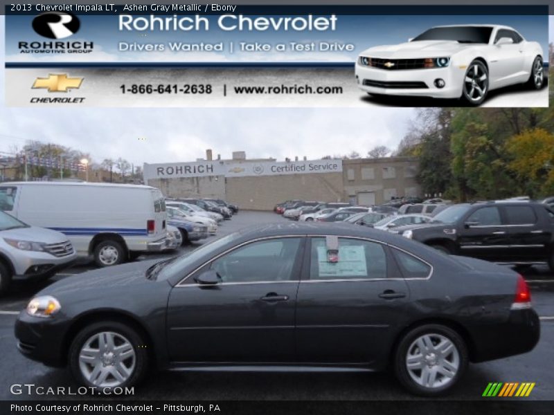 Ashen Gray Metallic / Ebony 2013 Chevrolet Impala LT