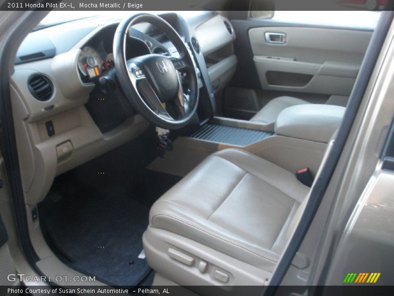 Mocha Metallic / Beige 2011 Honda Pilot EX-L