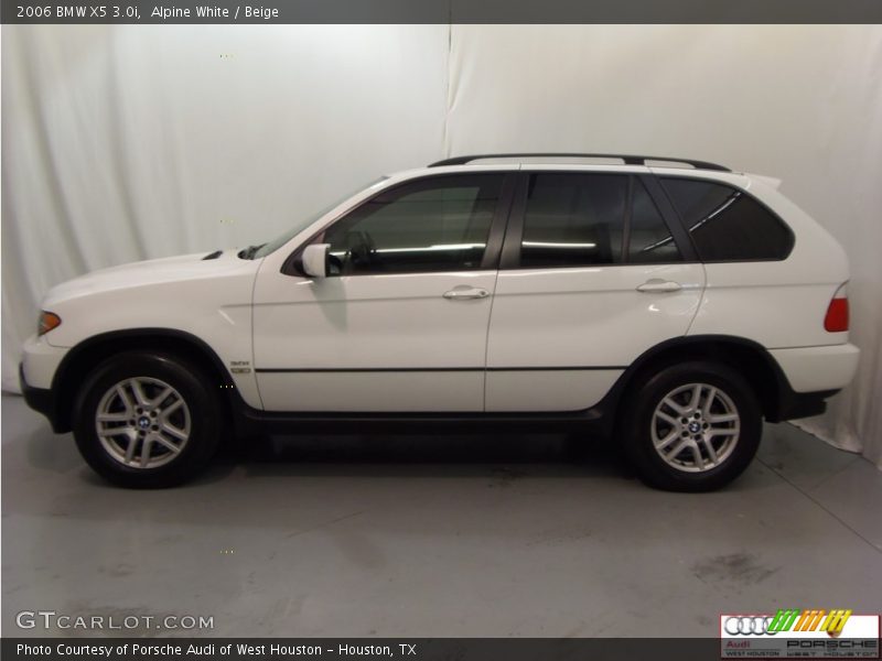 Alpine White / Beige 2006 BMW X5 3.0i