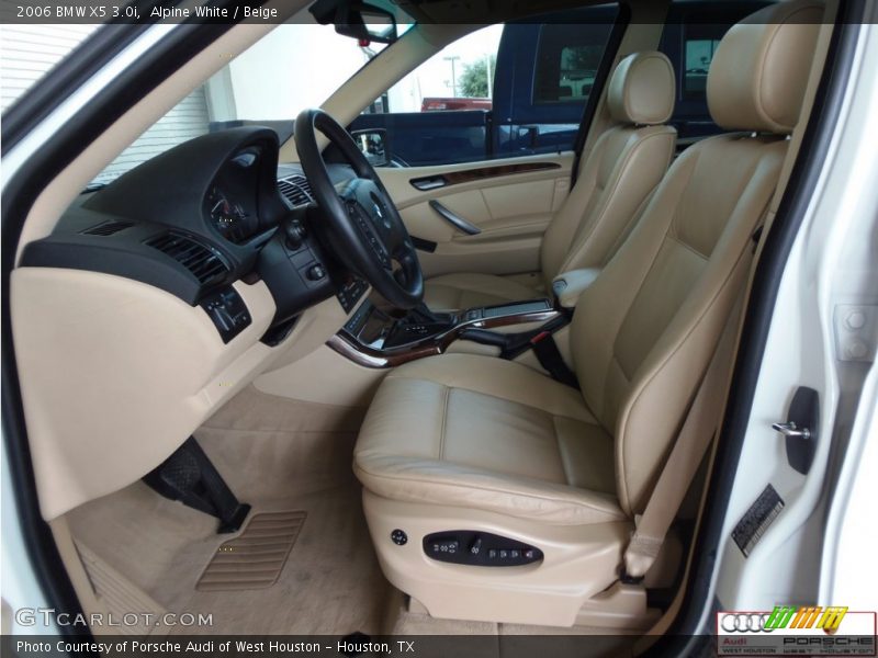 Alpine White / Beige 2006 BMW X5 3.0i