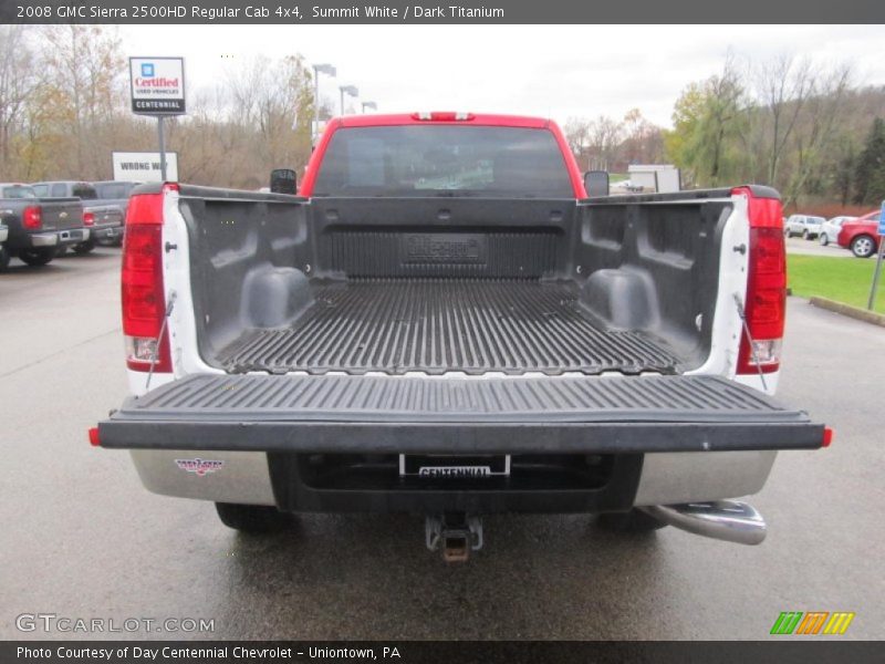 Summit White / Dark Titanium 2008 GMC Sierra 2500HD Regular Cab 4x4