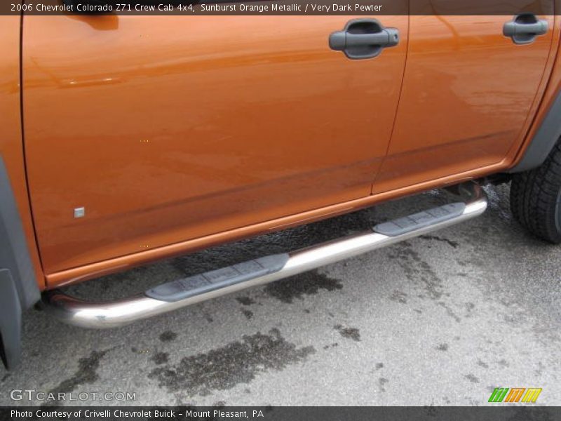 Sunburst Orange Metallic / Very Dark Pewter 2006 Chevrolet Colorado Z71 Crew Cab 4x4