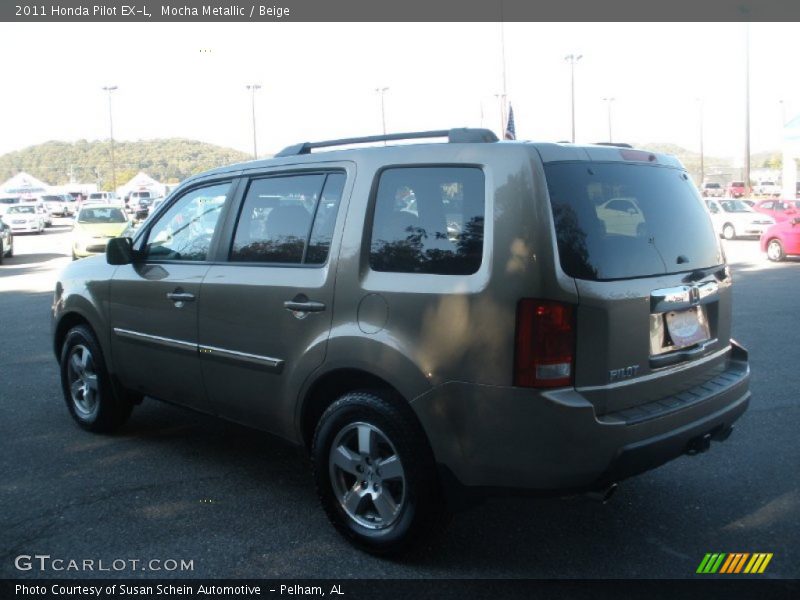 Mocha Metallic / Beige 2011 Honda Pilot EX-L