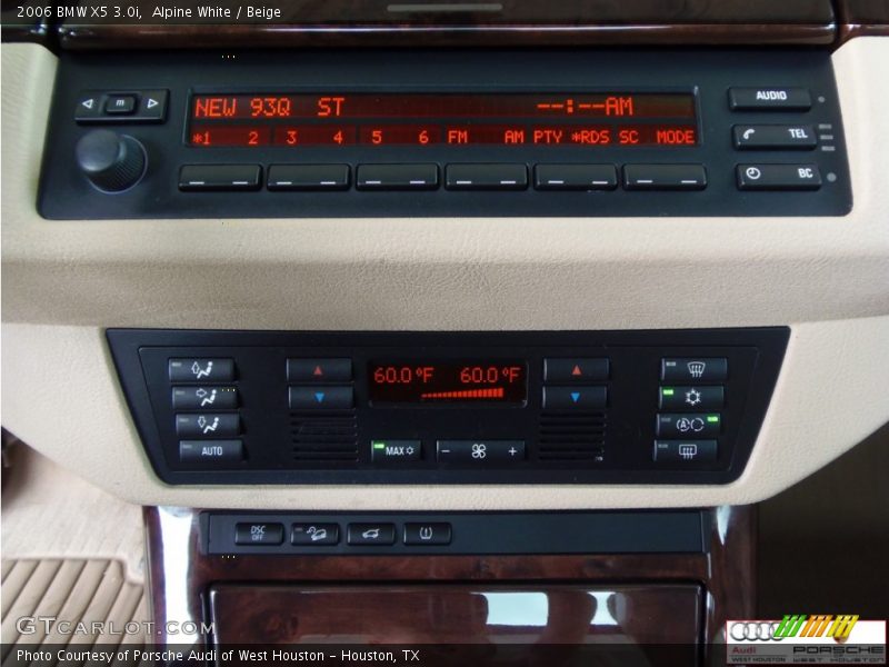 Alpine White / Beige 2006 BMW X5 3.0i