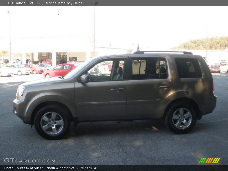 Mocha Metallic / Beige 2011 Honda Pilot EX-L