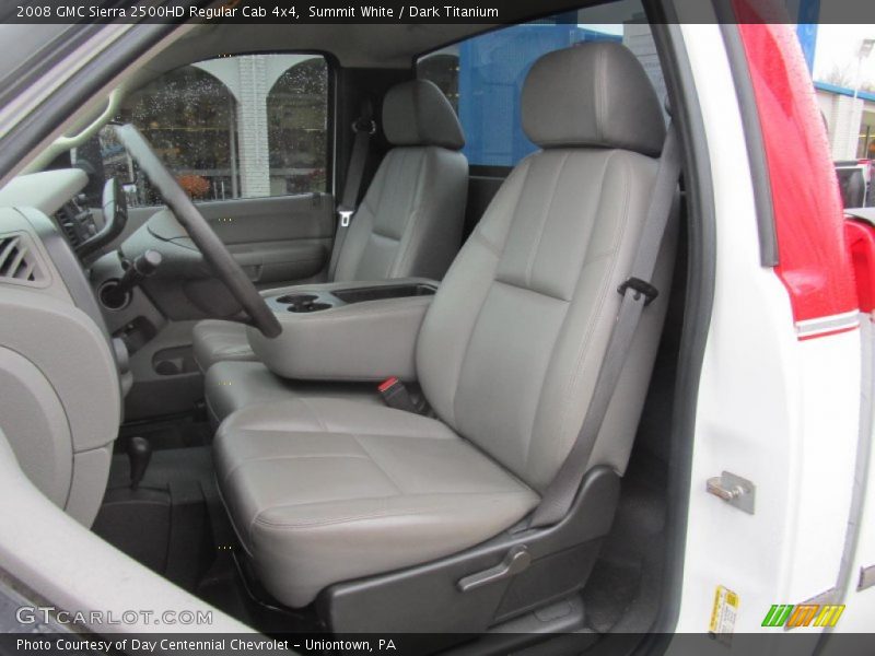 Front Seat of 2008 Sierra 2500HD Regular Cab 4x4