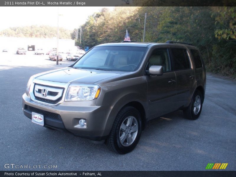 Mocha Metallic / Beige 2011 Honda Pilot EX-L