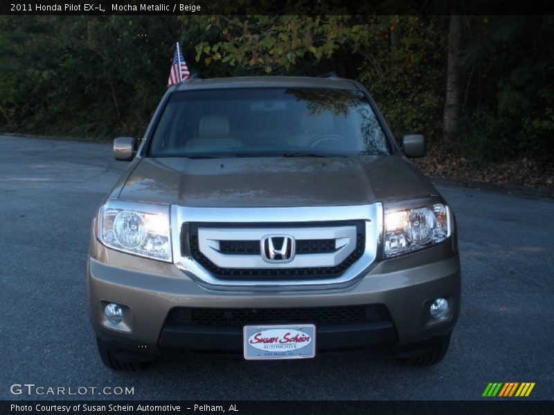 Mocha Metallic / Beige 2011 Honda Pilot EX-L