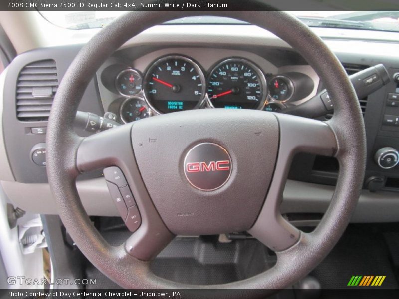 2008 Sierra 2500HD Regular Cab 4x4 Steering Wheel