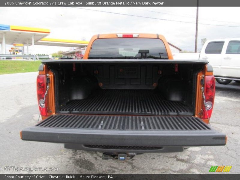 Sunburst Orange Metallic / Very Dark Pewter 2006 Chevrolet Colorado Z71 Crew Cab 4x4
