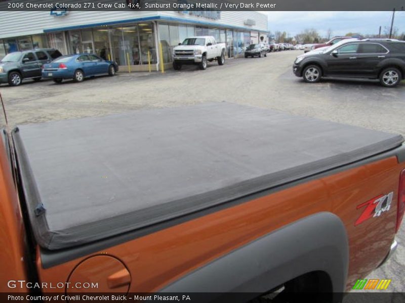 Sunburst Orange Metallic / Very Dark Pewter 2006 Chevrolet Colorado Z71 Crew Cab 4x4