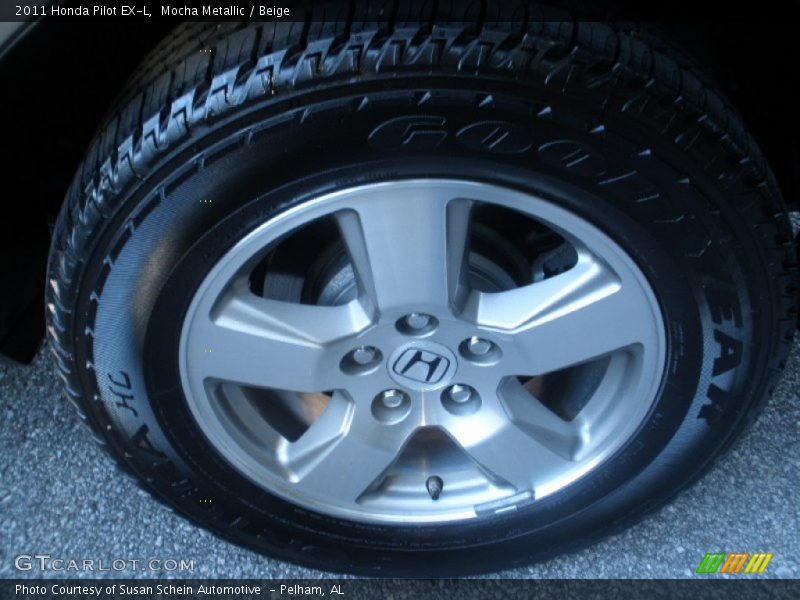 Mocha Metallic / Beige 2011 Honda Pilot EX-L