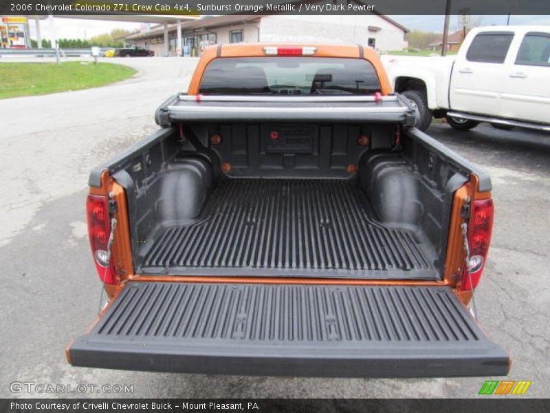 Sunburst Orange Metallic / Very Dark Pewter 2006 Chevrolet Colorado Z71 Crew Cab 4x4