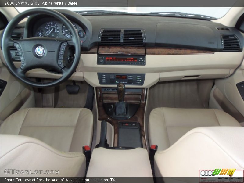 Alpine White / Beige 2006 BMW X5 3.0i
