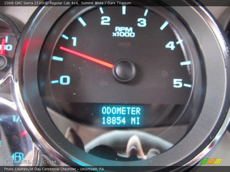 Summit White / Dark Titanium 2008 GMC Sierra 2500HD Regular Cab 4x4