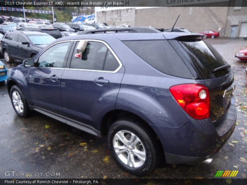 Atlantis Blue Metallic / Jet Black 2013 Chevrolet Equinox LT AWD