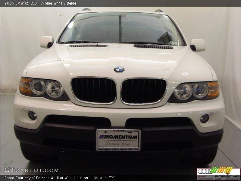 Alpine White / Beige 2006 BMW X5 3.0i