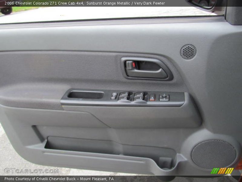 Sunburst Orange Metallic / Very Dark Pewter 2006 Chevrolet Colorado Z71 Crew Cab 4x4