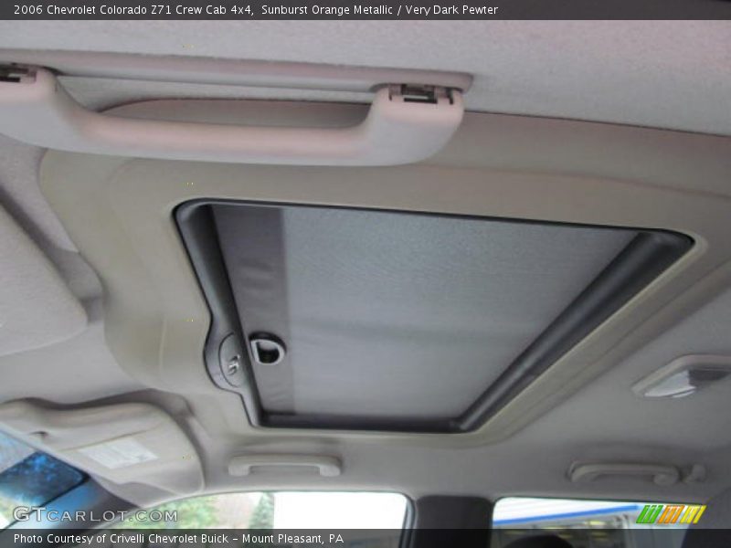 Sunburst Orange Metallic / Very Dark Pewter 2006 Chevrolet Colorado Z71 Crew Cab 4x4