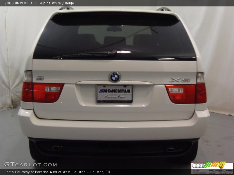 Alpine White / Beige 2006 BMW X5 3.0i