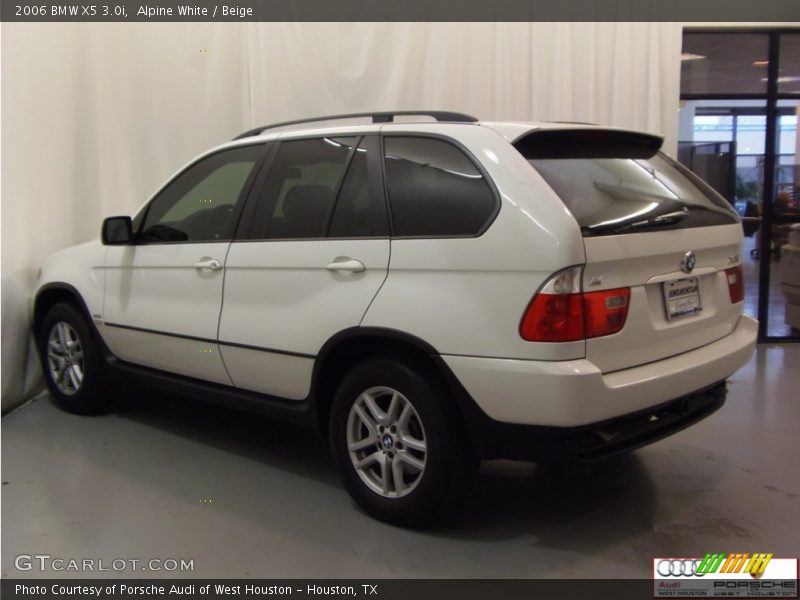 Alpine White / Beige 2006 BMW X5 3.0i