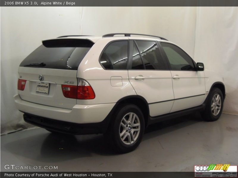 Alpine White / Beige 2006 BMW X5 3.0i