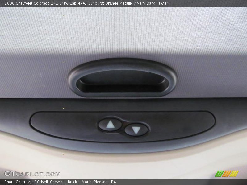 Sunburst Orange Metallic / Very Dark Pewter 2006 Chevrolet Colorado Z71 Crew Cab 4x4