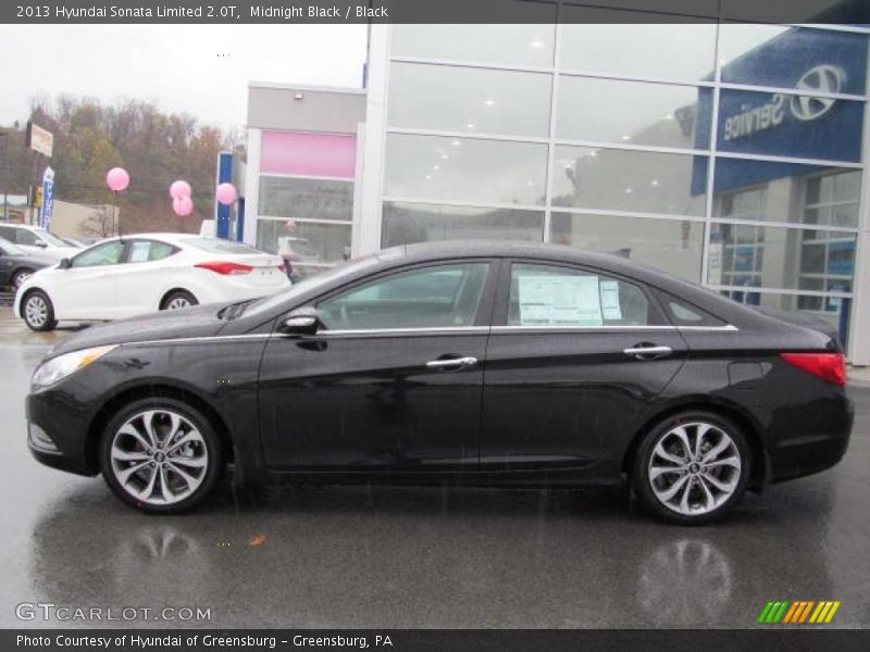 Midnight Black / Black 2013 Hyundai Sonata Limited 2.0T
