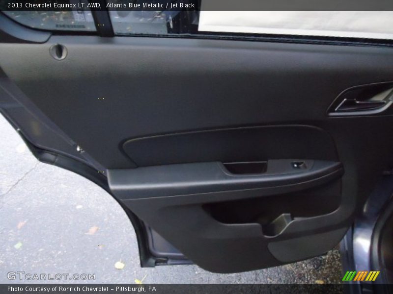 Atlantis Blue Metallic / Jet Black 2013 Chevrolet Equinox LT AWD