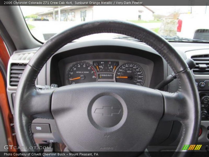 Sunburst Orange Metallic / Very Dark Pewter 2006 Chevrolet Colorado Z71 Crew Cab 4x4