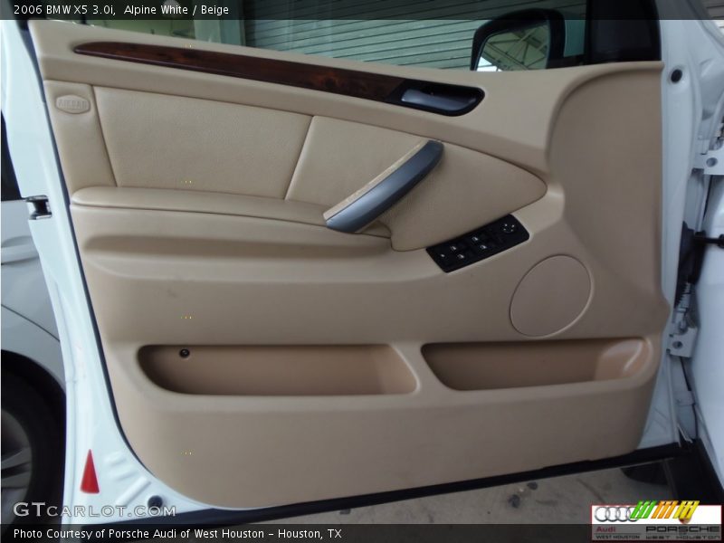Alpine White / Beige 2006 BMW X5 3.0i