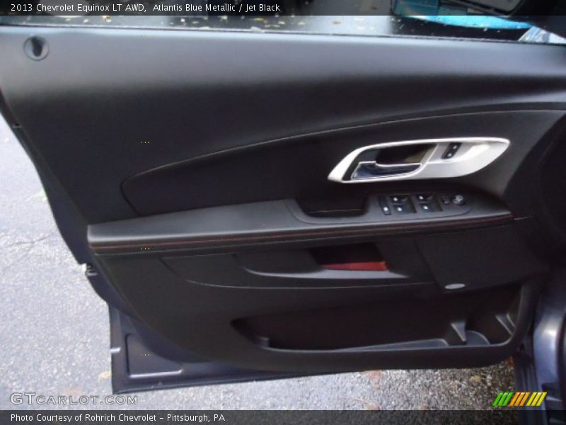 Atlantis Blue Metallic / Jet Black 2013 Chevrolet Equinox LT AWD