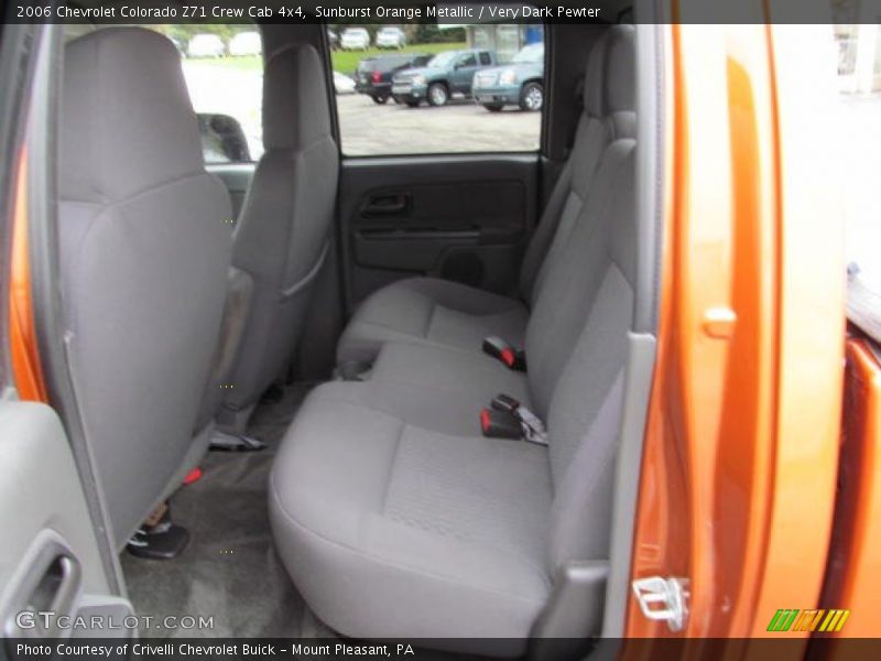 Sunburst Orange Metallic / Very Dark Pewter 2006 Chevrolet Colorado Z71 Crew Cab 4x4
