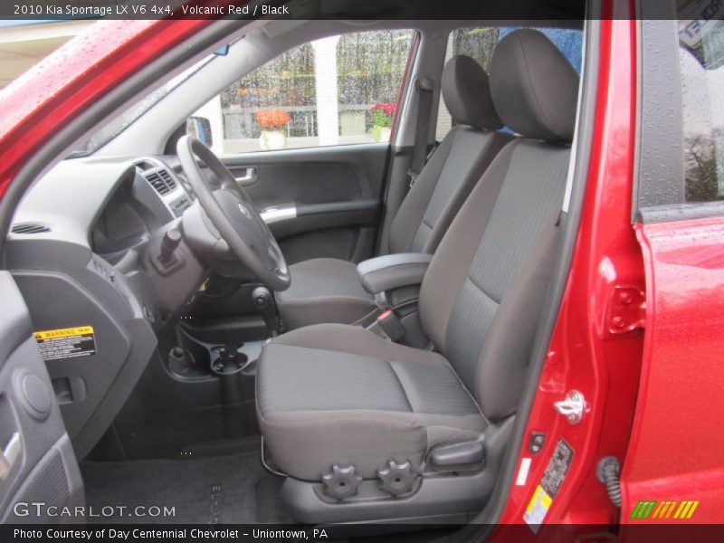 Volcanic Red / Black 2010 Kia Sportage LX V6 4x4