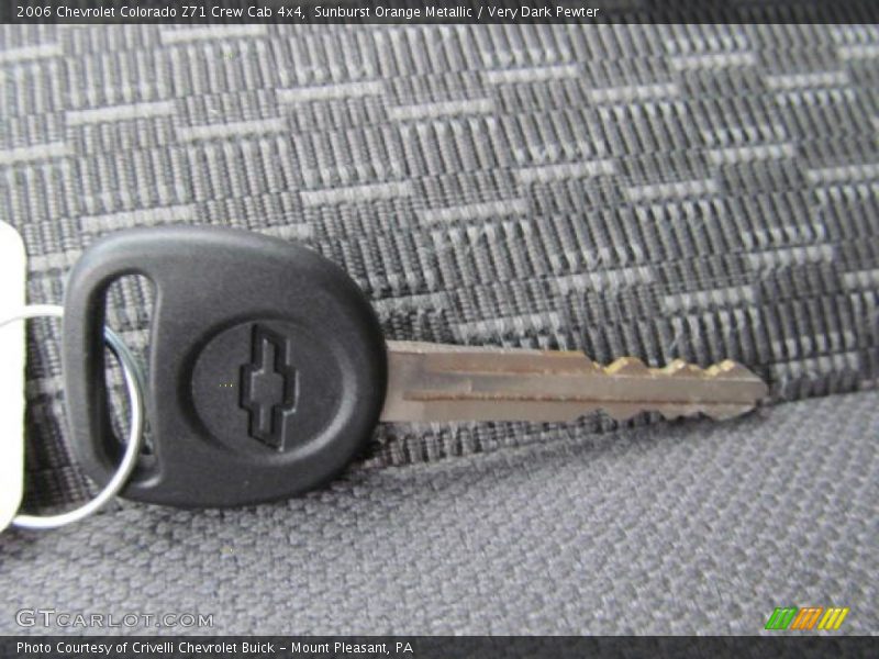 Sunburst Orange Metallic / Very Dark Pewter 2006 Chevrolet Colorado Z71 Crew Cab 4x4