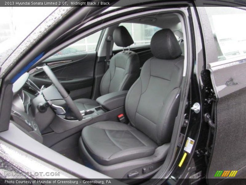 Midnight Black / Black 2013 Hyundai Sonata Limited 2.0T