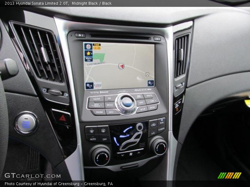 Midnight Black / Black 2013 Hyundai Sonata Limited 2.0T
