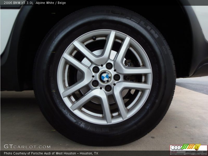 Alpine White / Beige 2006 BMW X5 3.0i