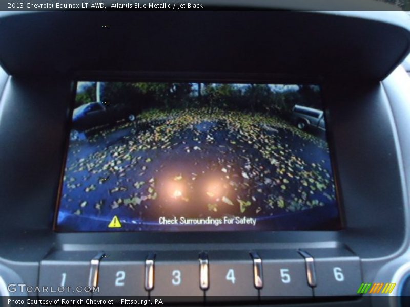 Atlantis Blue Metallic / Jet Black 2013 Chevrolet Equinox LT AWD