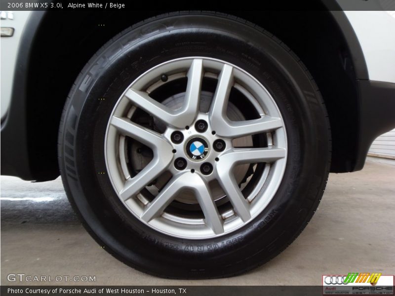 Alpine White / Beige 2006 BMW X5 3.0i