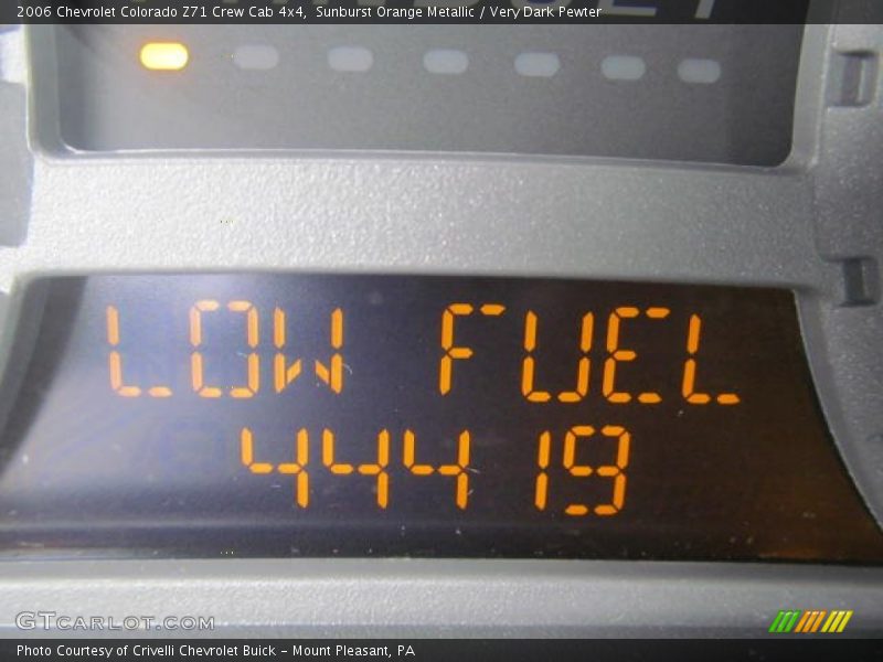 Sunburst Orange Metallic / Very Dark Pewter 2006 Chevrolet Colorado Z71 Crew Cab 4x4