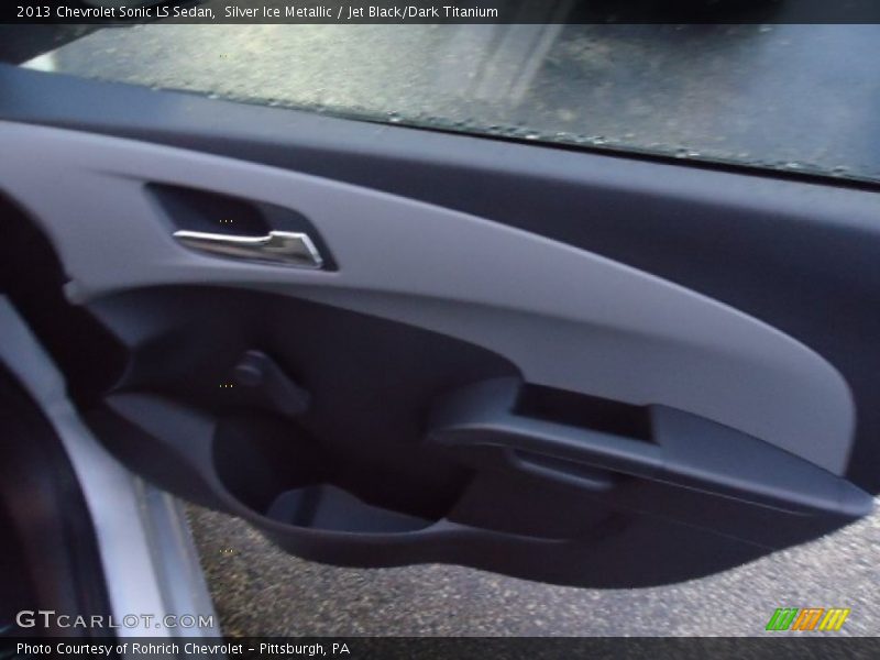 Silver Ice Metallic / Jet Black/Dark Titanium 2013 Chevrolet Sonic LS Sedan