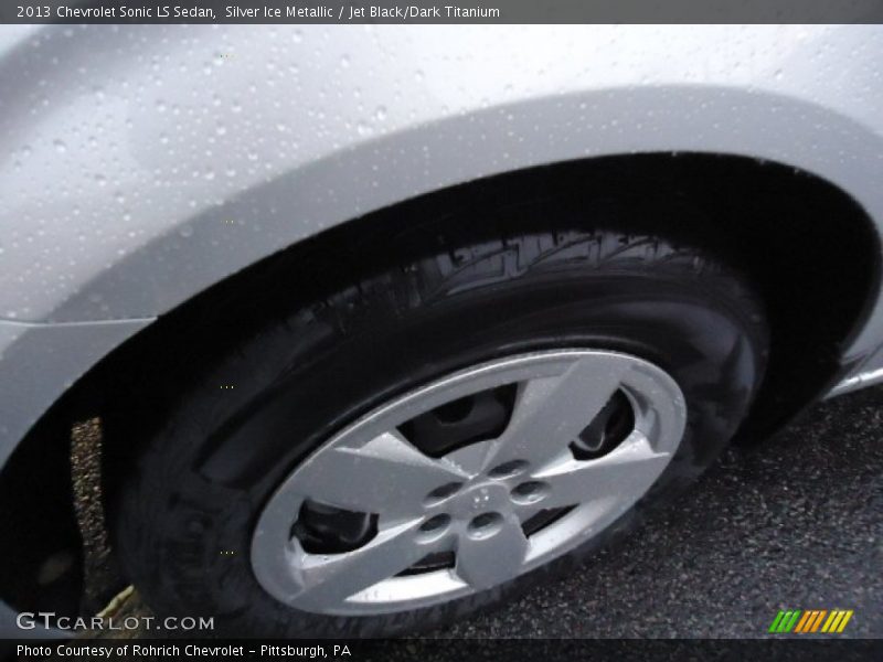 Silver Ice Metallic / Jet Black/Dark Titanium 2013 Chevrolet Sonic LS Sedan