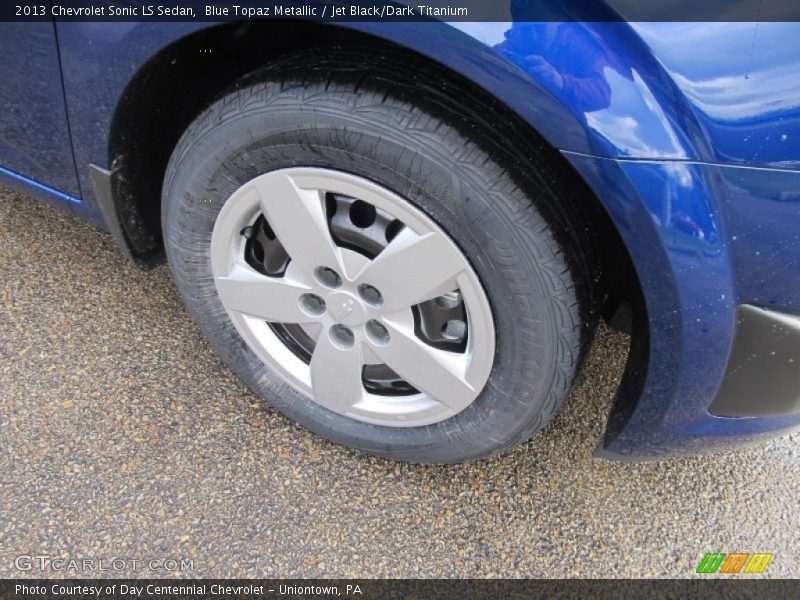 Blue Topaz Metallic / Jet Black/Dark Titanium 2013 Chevrolet Sonic LS Sedan
