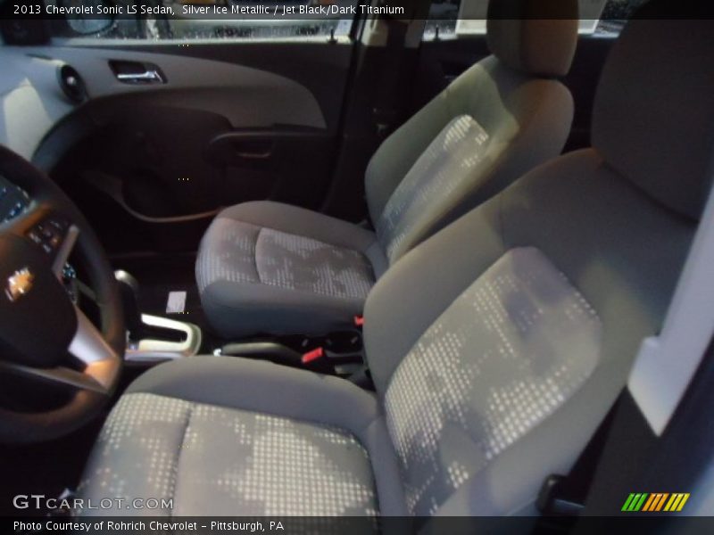 Silver Ice Metallic / Jet Black/Dark Titanium 2013 Chevrolet Sonic LS Sedan