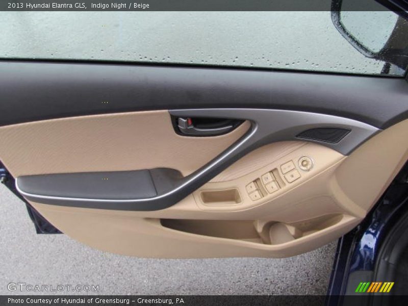 Indigo Night / Beige 2013 Hyundai Elantra GLS