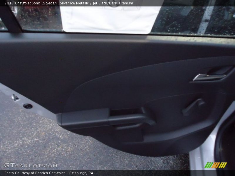 Silver Ice Metallic / Jet Black/Dark Titanium 2013 Chevrolet Sonic LS Sedan