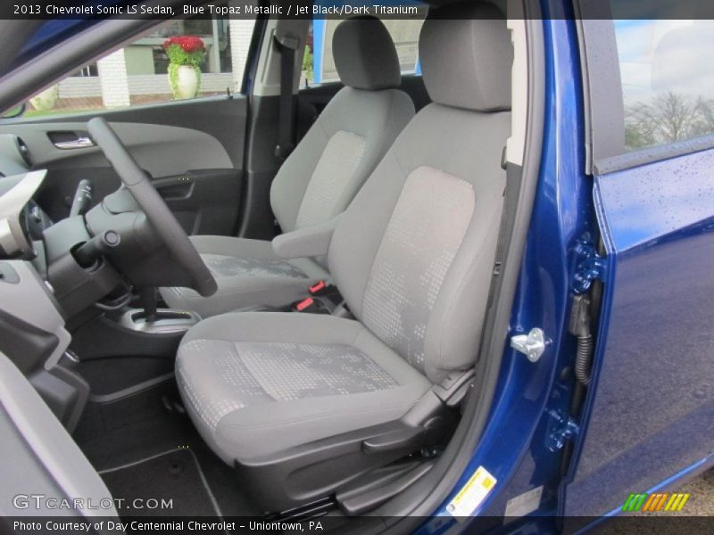 Front Seat of 2013 Sonic LS Sedan
